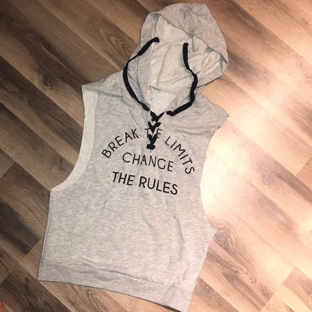 Cut off sweatshirt